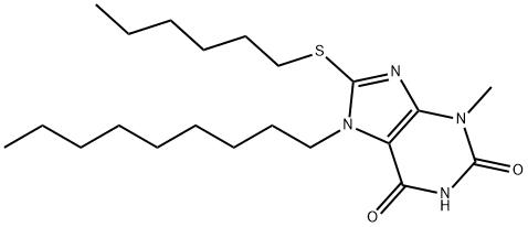 330179-56-1 8-(hexylsulfanyl)-3-methyl-7-nonyl-3,7-dihydro-1H-purine-2,6-dione