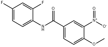 330215-94-6 N-(2,4-difluorophenyl)-3-nitro-4-methoxybenzamide