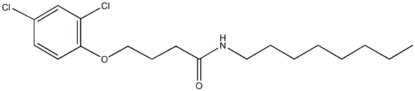 4-(2,4-dichlorophenoxy)-N-octylbutanamide,330441-30-0,结构式