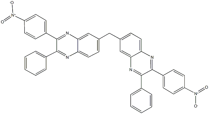 330441-63-9 3-{4-nitrophenyl}-6-[(2-{4-nitrophenyl}-3-phenyl-6-quinoxalinyl)methyl]-2-phenylquinoxaline