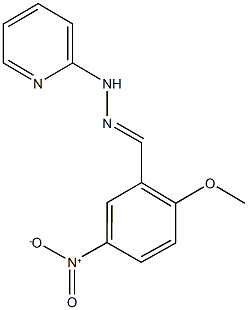 5-nitro-2-methoxybenzaldehyde 2-pyridinylhydrazone,330445-90-4,结构式