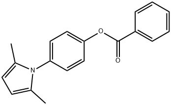 4-(2,5-dimethyl-1H-pyrrol-1-yl)phenyl benzoate,330451-79-1,结构式