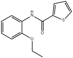 N-(2-ethoxyphenyl)-2-thiophenecarboxamide,330459-29-5,结构式