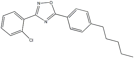 330460-56-5 3-(2-chlorophenyl)-5-(4-pentylphenyl)-1,2,4-oxadiazole