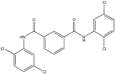 N~1~,N~3~-bis(2,5-dichlorophenyl)isophthalamide 结构式