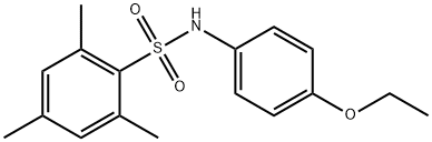 N-(4-ethoxyphenyl)-2,4,6-trimethylbenzenesulfonamide Struktur