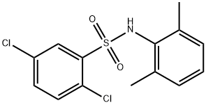 2,5-dichloro-N-(2,6-dimethylphenyl)benzenesulfonamide Struktur