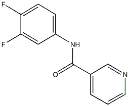 N-(3,4-difluorophenyl)nicotinamide Structure