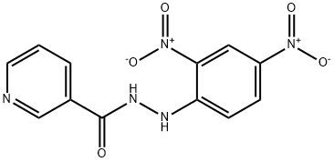 N'-{2,4-bisnitrophenyl}pyridine-3-carbohydrazide,330468-26-3,结构式