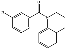 3-chloro-N-ethyl-N-(2-methylphenyl)benzamide Structure