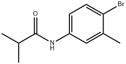N-(4-bromo-3-methylphenyl)-2-methylpropanamide Structure
