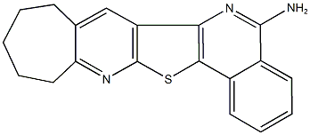 9,10,11,12-tetrahydro-8H-cyclohepta[5',6']pyrido[3',2':4,5]thieno[3,2-c]isoquinolin-5-amine Structure