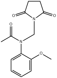 N-[(2,5-dioxo-1-pyrrolidinyl)methyl]-N-(2-methoxyphenyl)acetamide|