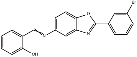 330563-59-2 2-({[2-(3-bromophenyl)-1,3-benzoxazol-5-yl]imino}methyl)phenol
