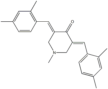 330657-24-4 3,5-bis(2,4-dimethylbenzylidene)-1-methyl-4-piperidinone