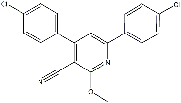 330657-62-0 4,6-bis(4-chlorophenyl)-2-methoxynicotinonitrile