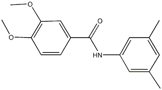 N-(3,5-dimethylphenyl)-3,4-dimethoxybenzamide Struktur