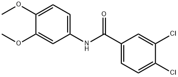 3,4-dichloro-N-(3,4-dimethoxyphenyl)benzamide Structure
