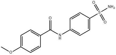 N-[4-(aminosulfonyl)phenyl]-4-methoxybenzamide 结构式