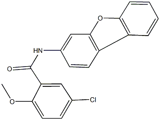 5-chloro-N-dibenzo[b,d]furan-3-yl-2-methoxybenzamide,330671-44-8,结构式