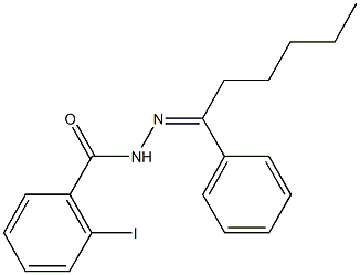 330682-32-1 2-iodo-N'-(1-phenylhexylidene)benzohydrazide