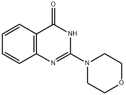 2-(4-morpholinyl)-4(3H)-quinazolinone 结构式