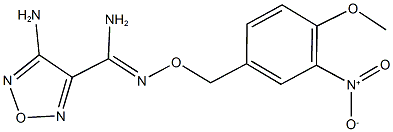 4-amino-N'-({3-nitro-4-methoxybenzyl}oxy)-1,2,5-oxadiazole-3-carboximidamide|