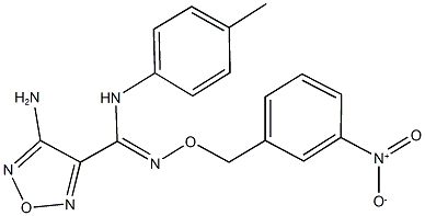 330838-98-7 4-amino-N'-({3-nitrobenzyl}oxy)-N-(4-methylphenyl)-1,2,5-oxadiazole-3-carboximidamide