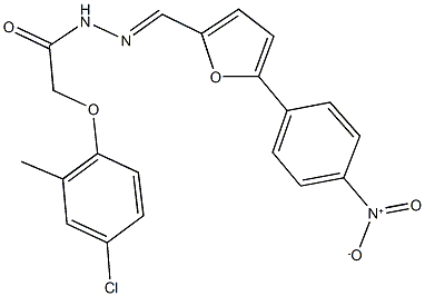 330964-23-3 2-(4-chloro-2-methylphenoxy)-N'-[(5-{4-nitrophenyl}-2-furyl)methylene]acetohydrazide