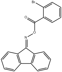 9H-fluoren-9-one O-(2-bromobenzoyl)oxime,330966-98-8,结构式