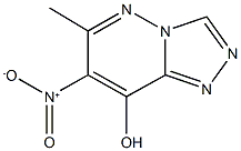 7-nitro-6-methyl[1,2,4]triazolo[4,3-b]pyridazin-8-ol Struktur