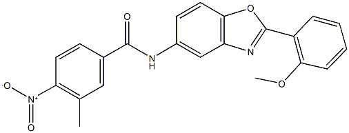 4-nitro-N-[2-(2-methoxyphenyl)-1,3-benzoxazol-5-yl]-3-methylbenzamide|