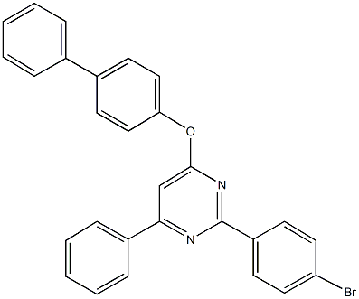 330981-42-5 [1,1'-biphenyl]-4-yl 2-(4-bromophenyl)-6-phenyl-4-pyrimidinyl ether