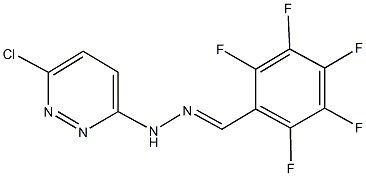 330982-13-3 2,3,4,5,6-pentafluorobenzaldehyde (6-chloro-3-pyridazinyl)hydrazone