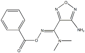 4-amino-N'-(benzoyloxy)-N,N-dimethyl-1,2,5-oxadiazole-3-carboximidamide|