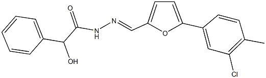 N'-{[5-(3-chloro-4-methylphenyl)-2-furyl]methylene}-2-hydroxy-2-phenylacetohydrazide|
