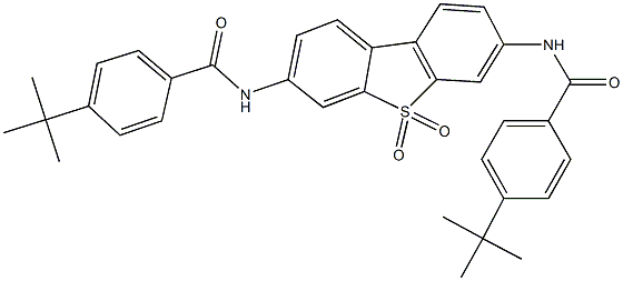 330996-94-6 4-tert-butyl-N-{7-[(4-tert-butylbenzoyl)amino]-5,5-dioxidodibenzo[b,d]thien-3-yl}benzamide