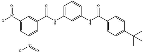 N-[3-({[4-(1,1-dimethylethyl)phenyl]carbonyl}amino)phenyl]-3,5-bisnitrobenzamide|