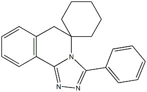 3-phenylspiro[{5,6-dihydro[1,2,4]triazolo[3,4-a]isoquinoline}-3,1'-cyclohexane]|