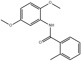 N-(2,5-dimethoxyphenyl)-2-methylbenzamide,331240-65-4,结构式