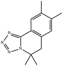 5,5,8,9-tetramethyl-5,6-dihydrotetraazolo[5,1-a]isoquinoline Structure