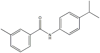 N-(4-isopropylphenyl)-3-methylbenzamide Struktur