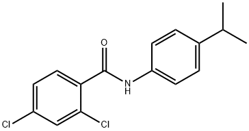 2,4-dichloro-N-(4-isopropylphenyl)benzamide Structure