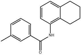 3-methyl-N-(5,6,7,8-tetrahydronaphthalen-1-yl)benzamide Structure