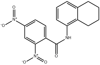 331270-30-5 2,4-bisnitro-N-(5,6,7,8-tetrahydronaphthalen-1-yl)benzamide