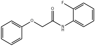 N-(2-fluorophenyl)-2-phenoxyacetamide Struktur