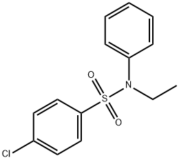 4-chloro-N-ethyl-N-phenylbenzenesulfonamide Structure