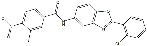 N-[2-(2-chlorophenyl)-1,3-benzoxazol-5-yl]-4-nitro-3-methylbenzamide|