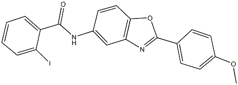 2-iodo-N-{2-[4-(methyloxy)phenyl]-1,3-benzoxazol-5-yl}benzamide|