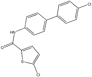 5-chloro-N-(4'-chloro[1,1'-biphenyl]-4-yl)-2-thiophenecarboxamide|